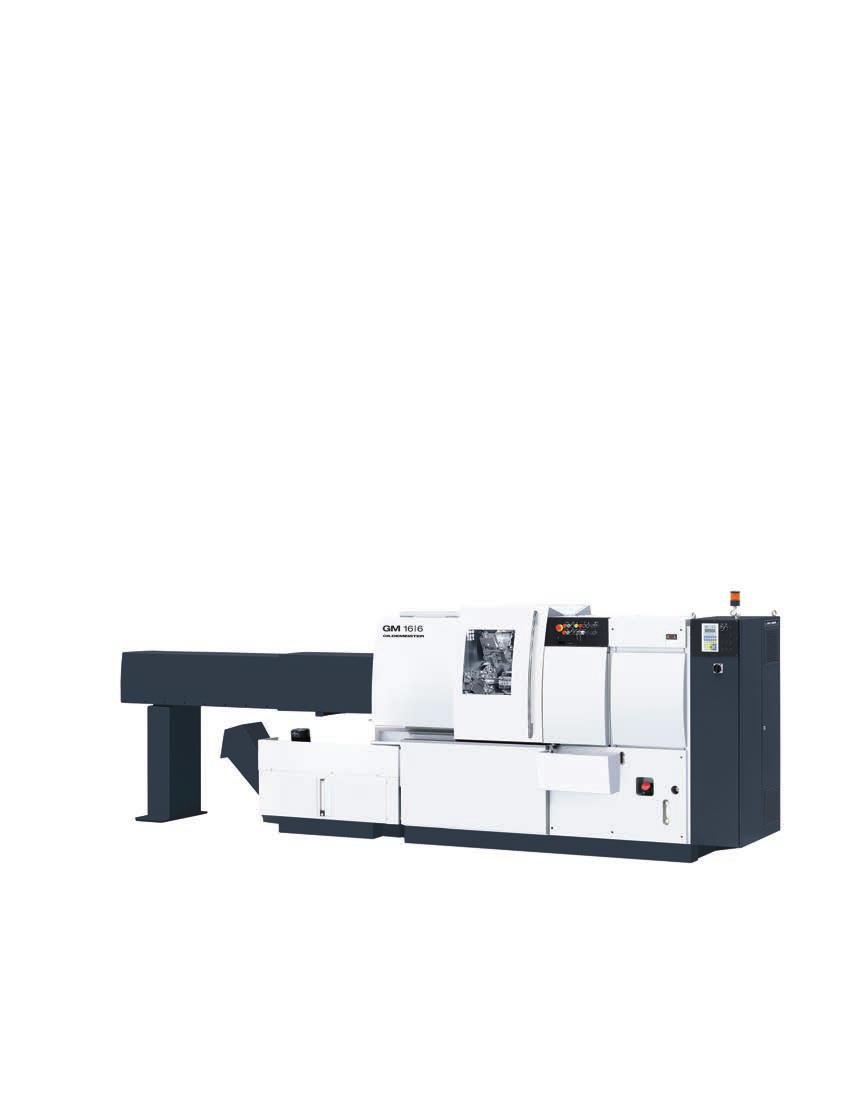 Applications and parts Machine and technology êêgm 16 6 Technology competence Technical data GM Series GM 16 6: High economic efficiency for small diameters.