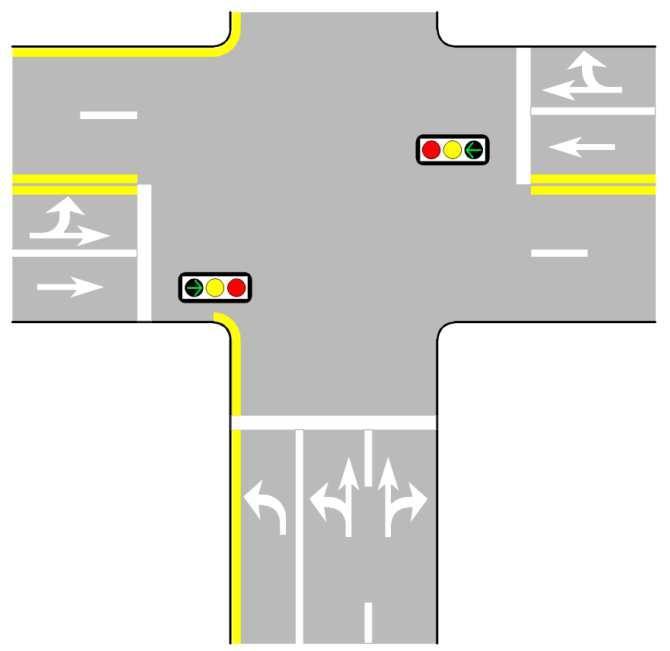 WWD Guidebook SECTION 2.3: TRAFFIC SIGNAL 20 SECTION 2.3: TRAFFIC SIGNALS Most exit ramp terminals currently use circular green signals supplemented with No Right/Left Turn signs.