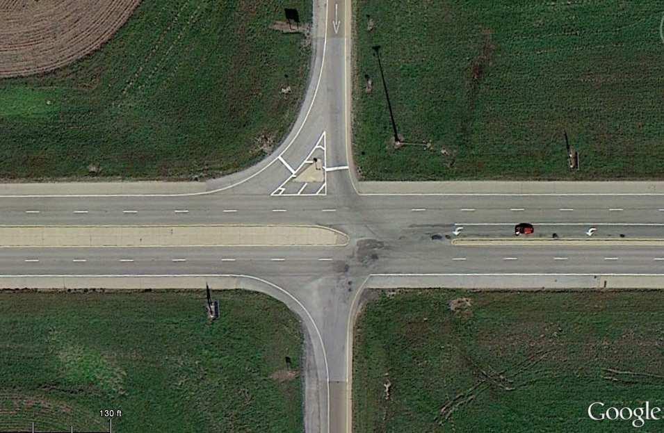 WWD Guidebook SECTION 3.1: GEOMETRIC DESIGN ELEMENTS 35 Two-way frontage roads result in more WWD than one-way frontage roads.
