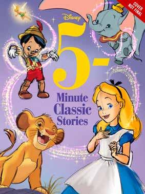 5-Minute Disney Classic Stories Revisit Bambi, Dumbo, Simba, Peter Pan, and the rest of your favorite Disney classic characters in all new adventures in this 5-Minute Storybook with a padded cover!