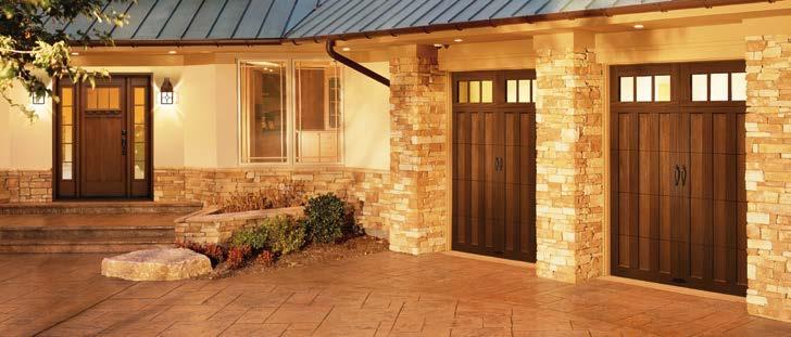 door that pairs well with both new and existing Clopay garage doors.