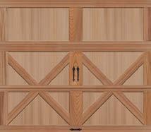 Hemlock (smooth and grooved) doors have Hemlock stiles and rails with exterior grade MDO plywood panels. True divided windows with clear glass are standard.