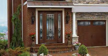 PRESCOTT glass WELCOME HOME Authentic wrought iron designed to welcome you home and comfort you with privacy behind Pebble glass.