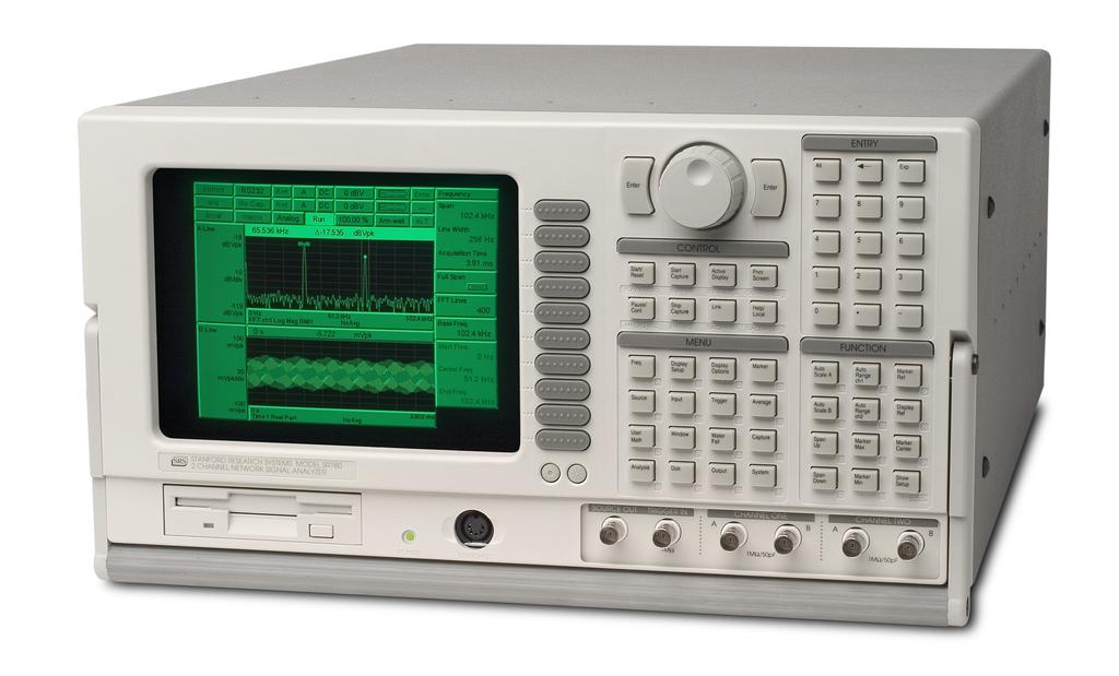 FFT Spectrum Analyzers SR780 100 khz two-channel dynamic signal analyzer SR780 Dynamic Signal Analyzer DC to 102.