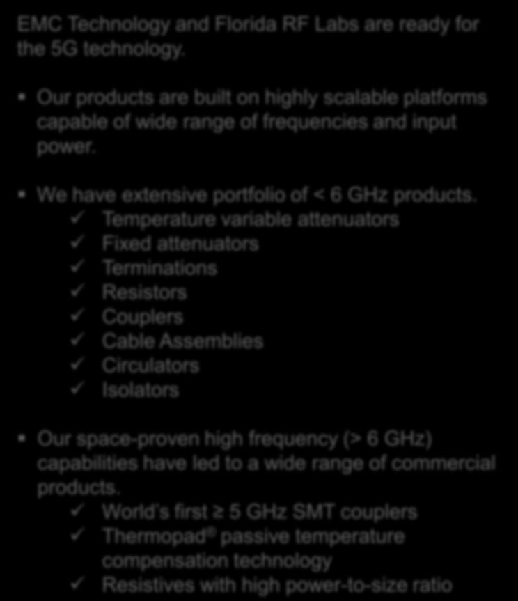 5G Readiness EMC Technology