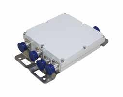 Quad-band Combiner Main Features Quad-band combiner High rejection, low VSWR and loss High power performance Low PIM Easy installation PN.