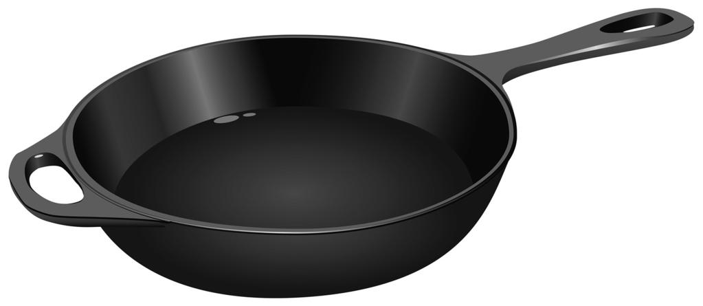 8 (c) Fig. 4 shows a single-piece, cast-iron frying pan requiring no assembly of parts or finishing, thus reducing manufacturing costs.