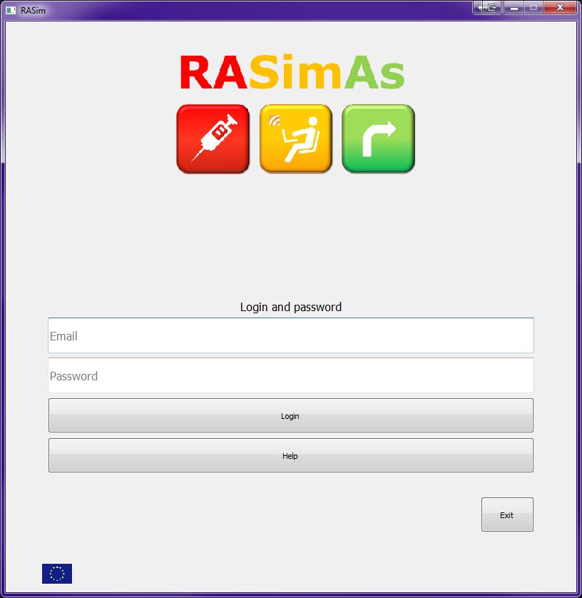 5 Launching RASim To launch RASim double click on the RASim s icon on the Windows Desktop. 6 Graphical User interface 6.