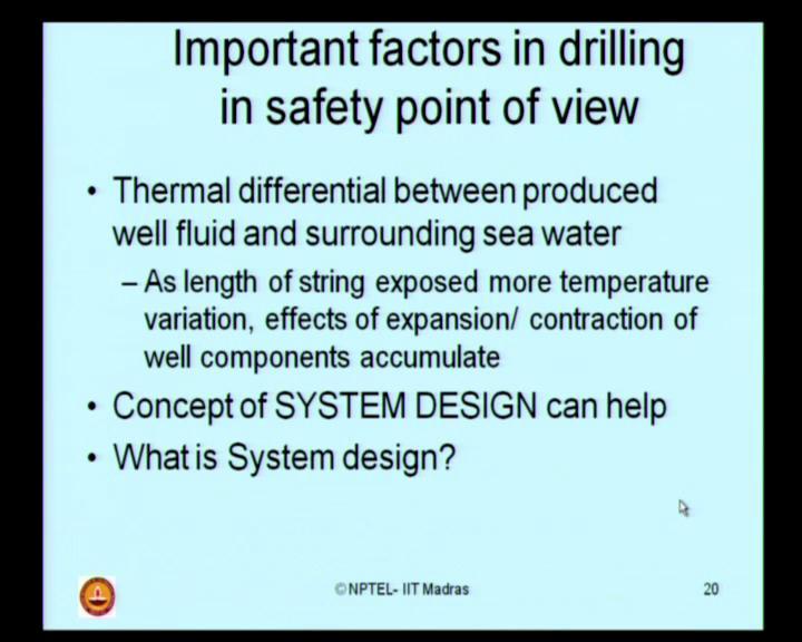 (Refer Slide Time: 15:01) Let us quickly look at the important factors in drilling in safety point of view.