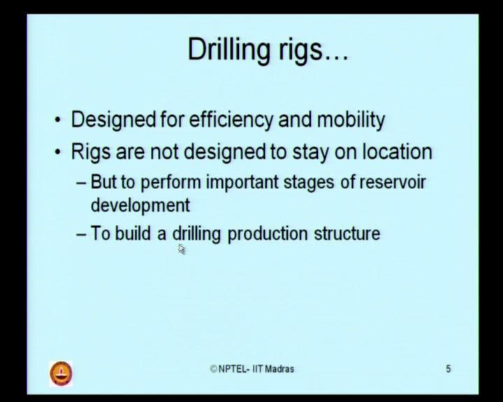 (Refer Slide Time: 03:32) When we understand about offshore drilling, following points are very important in mind.