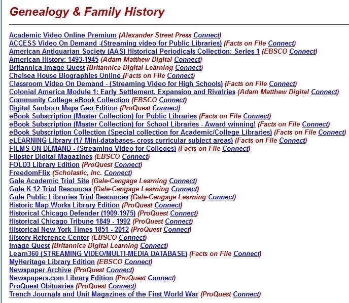 Facebook & Flikr Genealogy/History Pages www.facebook.com/willgrundygenealogicalsociety/?fref=ts www.facebook.com/little-white-school-museum-105387246173100 www.facebook.com/chicagogenealogicalsociety www.