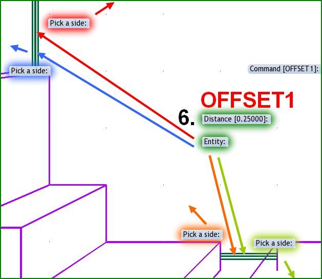 About Offset1 After you picked a side, CC3/CC3+ doesn't perform an automatic redraw so you don't really now where the new entity really sits.