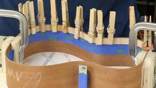 Now you can see the body of your ukulele taking shape! If the sides don t precisely match the body shape on the plan drawing, don t worry. A little variation between ukes is fine.