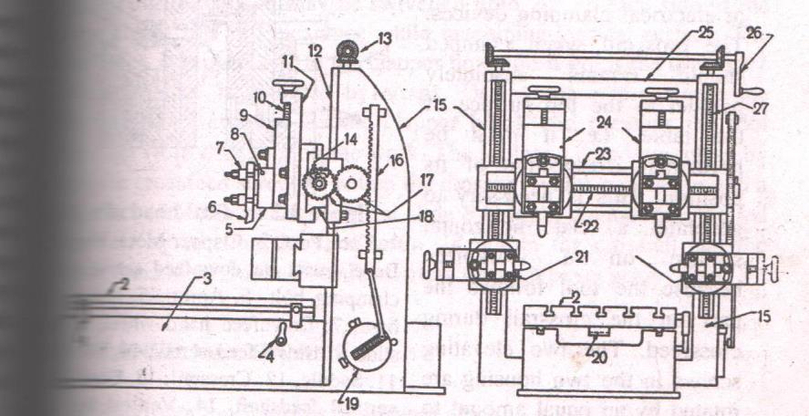 4. More stock can be removed Less stock is removed 5. More no. of teeth s Less no. of teeth s Q 4 A )ii) Explain salient features of capstan and turret lathe any 4 points,01 mark each 1.