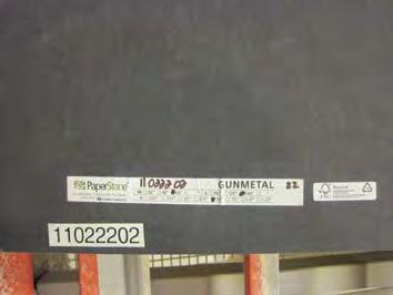 fabrication and finish guide 4 Panel Identification by Label and Serial Number Individual PaperStone panels are trackable by serial number YEAR MONTH DAY SEQUENCE Inspecting and Preparing Panels