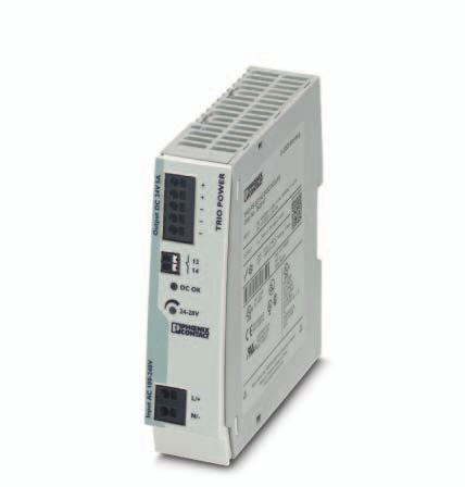 TRIOPS2G/1AC/24DC/5 Power supply unit Data sheet 105900_en_01 PHOENIX CONTACT 20150831 1 Description TRIO POWER power supplies with standard functionality The power supplies of the TRIO POWER family