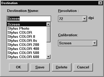 Selecting a Destination Device and Media Size Read the following for details on selecting which device to send the scanned image file to, and see page 6-6 for information on selecting what size to