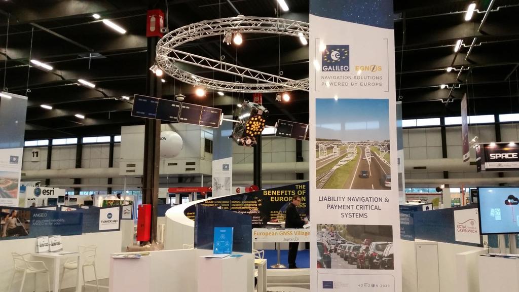 Booth of the GNSS European Agency (GSA) 18 ITS World Congress 2015 in Bordeaux (~9 000 participants) Space technology