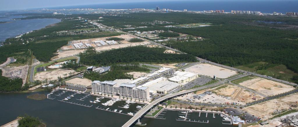 GULF OF MEXICO PERDIDO KEY Canal Road ORANGE BEACH 222 Acre Development 376,000 + SF of Commercial Space 198