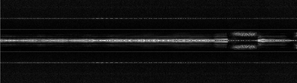 In FM radio informaion is encoded Now, SDR already demodulaes by carrier frequency fc, so samples you ge are acually ofcarrier, FM Specrogram of FM radio Baseband odulaing Specrogram frequency of Z Z