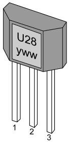 Absolute Maximum Ratings Parameter Symbol Value Units Supply Voltage V DD 28 V Supply Current I DD 50 ma Output Voltage V OUT 28 V Output Current I OUT 50 ma Storage Temperature Range T S -50 to 150