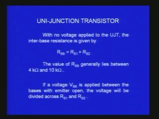 (Refer Slide Time: 7:29) If a voltage V BB is applied that voltage which is applied between the two bases is called V BB.