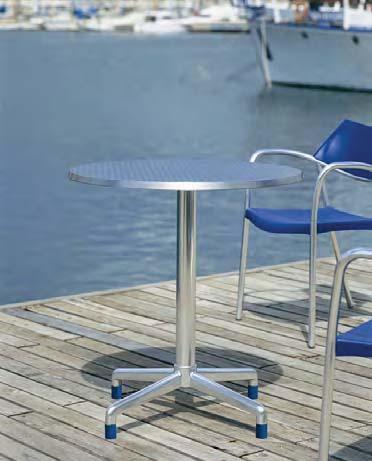 The Twist stackable table, with a