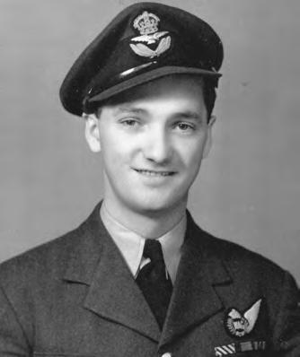 After training in Canada for approximately ten months, he sailed for England in November of 1941 as a member of the #405 City of Vancouver Squadron.