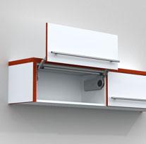 lift system Wooden fronts, wide and narrow alu frames Product Description Power factor range - Well-suited to small-area, single fronts - Cabinet height 300-580 mm - Cabinet width up to 1800 mm -