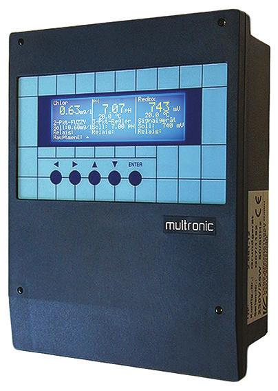 Measuring and Controlling Unit Multronic Modular system Up to 3 measurement variables with control functions in one housing Free combination of the measurement variables ph / Redox / temperature /
