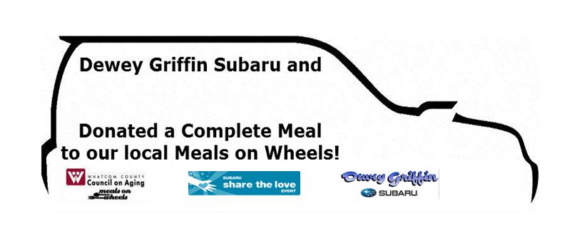 Dewey Griffin Subaru sponsored and served the