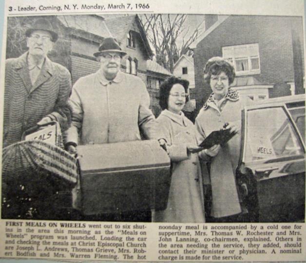 A bit about Corning Meals on Wheels Corning MoW began service in