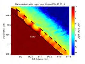 Radar derived bathimetry Paul Bell*, 2010, Submerged Dunes and Breakwater Embayments Mapped Using