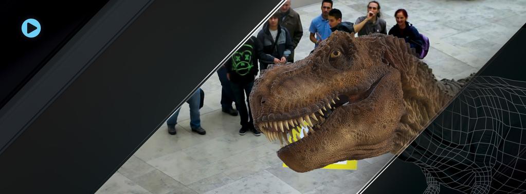 BROADCAST AUGMENTED REALITY SUMMARY OUR HIGHLY DETAILED, GORGEOUSLY ANIMATED 3D MODELS (DINOSAURS, POLAR BEARS, ALIENS, ETC.