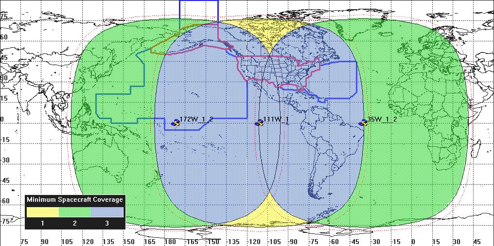 Scintillations and catastrophic satellite failures works to push the number of functional satellites per coverage region to three. Aircraft Maneuvering.
