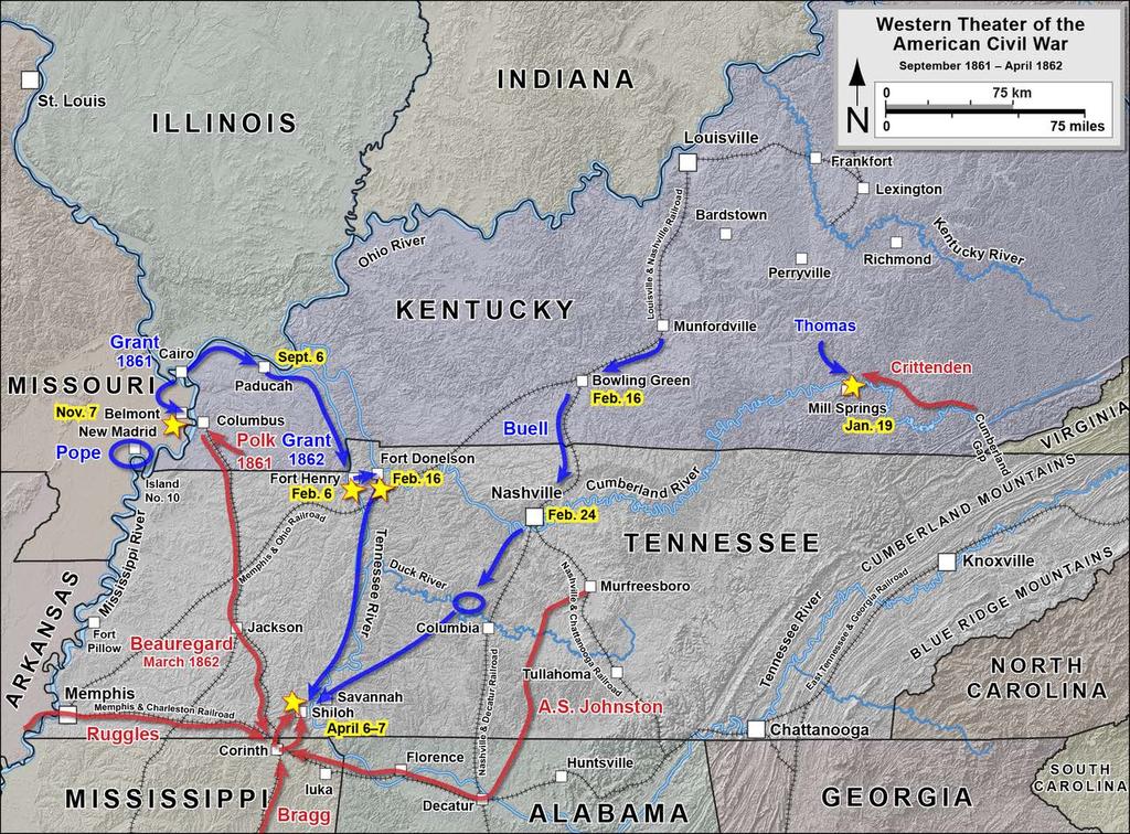 Grant hoped to capture Corinth, Mississippi, and then planned to move west along the railroad to capture Memphis,