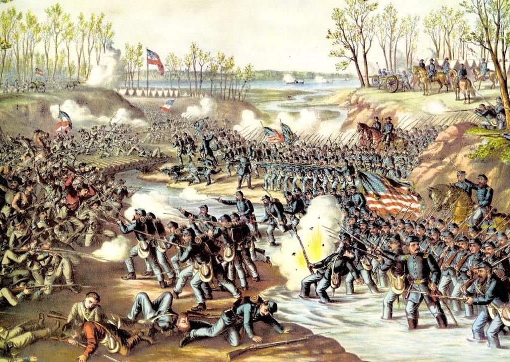 The size of Johnston s army equaled Grant s army, but Union reinforcements were on their way to join Grant. The Confederate Army of Mississippi contained 44,699 soldiers.