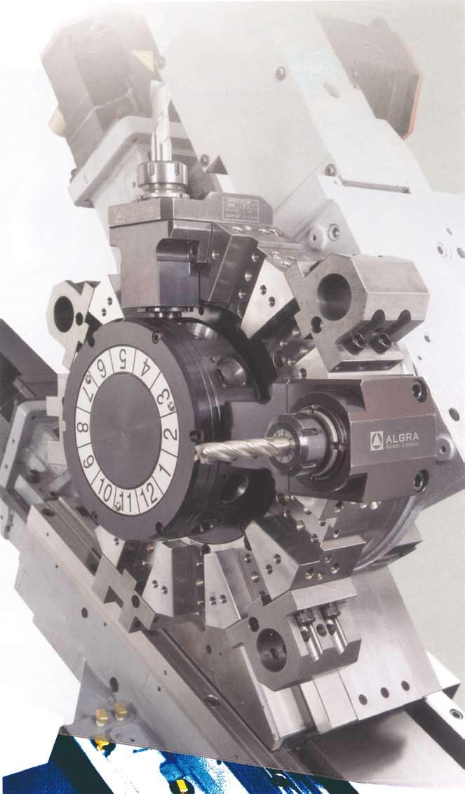 Rigid Structure Multi-tasking Systems UT-S/UT-2 SM Spindle The thermally symmetrical design on the head stock