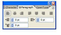 Use the white arrow tool- do not select type, instead drag the arrow over the edge you want to distort and pull. 2.