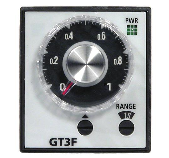 GT3F Switches & Pilot Lights Instructions: Setting GT3F Series l Setting Knob Signaling Lights Relays & Sockets j Dial Selector 0-1, 0-3, 0-6, 0-18, 0-60 k Time Range Selector 1S, 10S Step 1 Desired