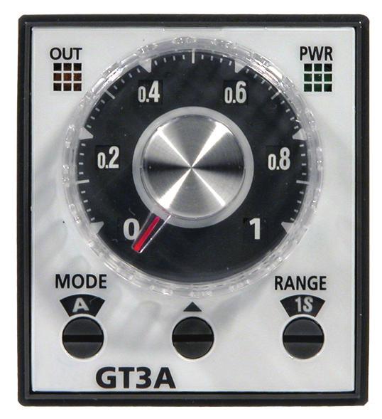 GT3A Switches & Pilot Lights Timed Instructions: Setting GT3A Series (flashes during time-delay period) m Setting Knob Signaling Lights j Operator Mode Selector A, B, C, D l Time Range Selector 1S,