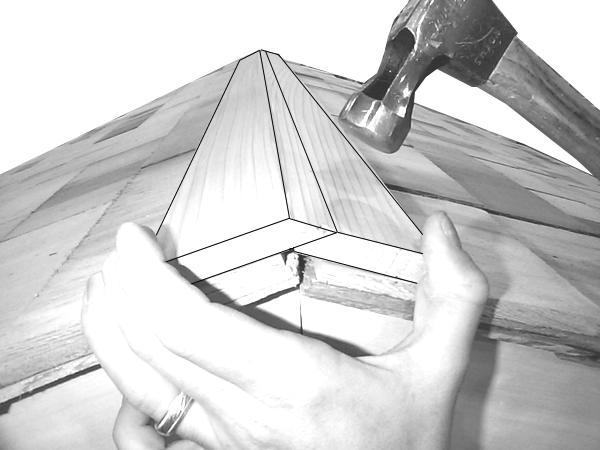 PAGE 4 11 The roof cap consists of two 1/2 boards that are longer than your roof to ensure a custom finished look.
