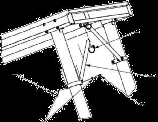 Step 2 Insert a leg into each Leg Pocket as shown in FIG. 2A (note the orientation of the stop blocks welded to the front and rear of the leg in FIG. 2A).