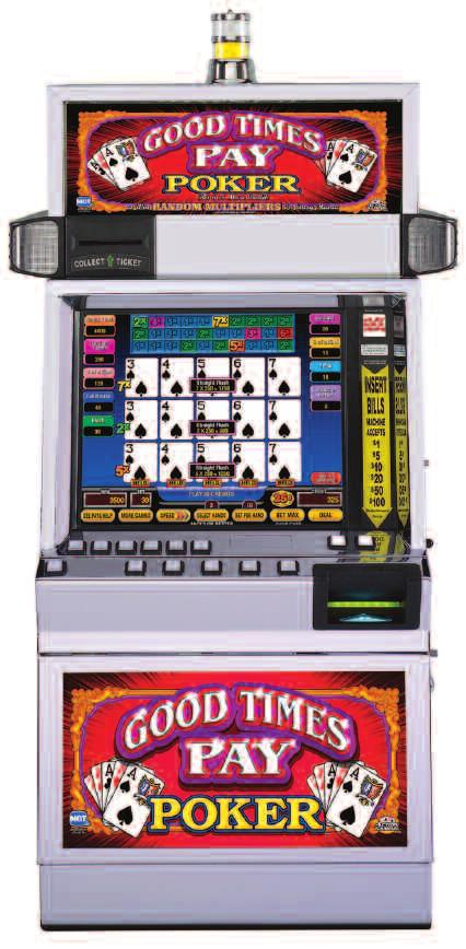 This game also has the innovative Blackout feature, which uses full stacks of one symbol to completely fill up the reels. These stacked symbols do a 3-D pop and jump off the screen for big winnings.