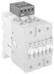 Accessories Interface relays for A Across the line 11 Interface relays Mounting on oil contactor types voltages N, A9 10 24 250V, 50, 60 Hz RA5 $ 75 Description RA5 interface relays are designed to