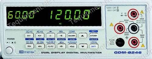 10 Measurements in Electronics and Telecommunication - Laboratory 4 ANNEX 4. Digital Multimeter Instek GDM-8246 15 1 2 3 4 11 13 14 12 6 7 8 9 5 10 Figure A7. Front panel of digital multimeter 1.