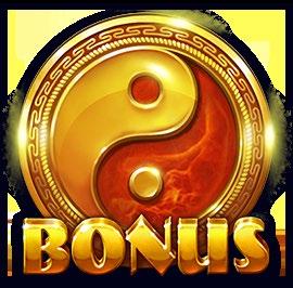 The bonus game is triggered by a blue Mystery Bonus symbol or three or more red Bonus symbols on any reel positions.