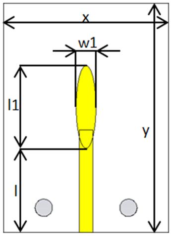 is the number of iteration. The synthesized antenna is depicted in Figure 5. -30 db -30 db Figure 4.