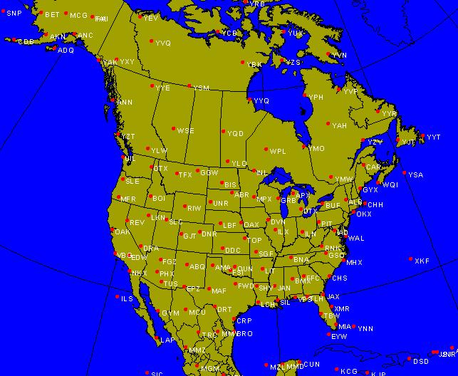 Operations US Operations In the US, observations are obtained from an extensive, nation-wide network 200 Radiosondes/day Launched at 00 and 12 UTC