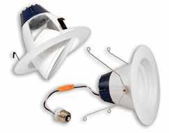 LED LAMPS All the light choices: SYLVANIA Lamps ULTRA RT Downlight Kit High Efficacy, Long Life Full line of 120V LED recessed downlight kits for 4", 5" and 6" cans, compatible with most Insulated